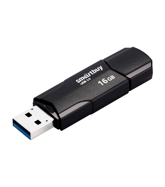 Флешка USB Smartbuy R/W (SB16 GbCLU-K3) UFD 3.0/3.1 016 Gb,CLUE черный