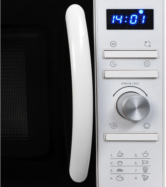 Микроволновая печь Vitek VT-MW0320 белый, 20 л, 700 Вт, переключатели - кнопки, поворотный механизм