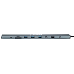 Док-станция Gembird UHB-D5, USB Type-C, 3xUSB 3.1, Type-C PD87W, Jack 3.5, SD/TF, HDMI, RJ45, USB Type-C, USB, фото5