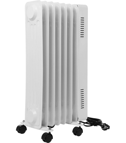 Обогреватель масляный Centek CT-6222-7 (7 секций) белый, 600/900/1500 Вт, 15 м2, 3 режима, термостат