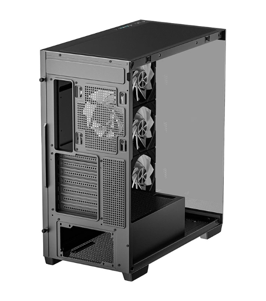 Компьютерный корпус Deepcool CG580 4F черный без БП ATX 6x120мм 3x140мм 2xUSB 3.0 audio bott PSU
