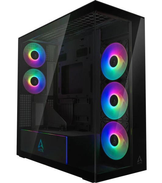 Компьютерный корпус Arctic Cooling ARCTIC Xtender VG (Mirror Black) арт. ACPCC00019A