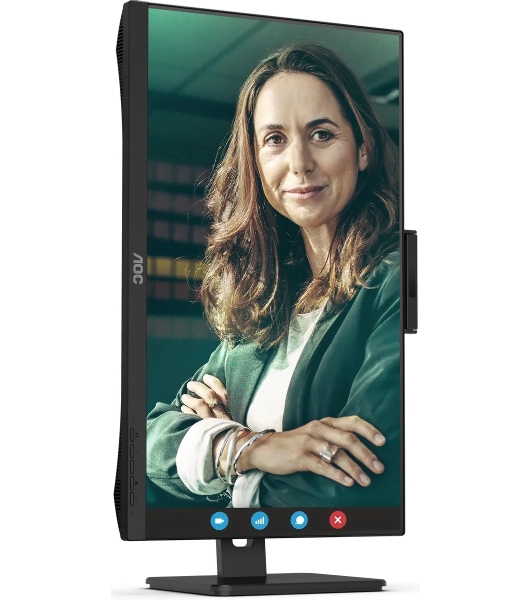Монитор 27' AOC Q27P3QW IPS 2560x1440, 75 Гц, 4 мс, 16:9, 350 кд/м2, 1xHDMI, 1хDP, черный