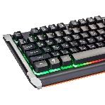 Клавиатура Oklick 717G Black Death проводная, USB Type-A, чёрный/серый, фото4