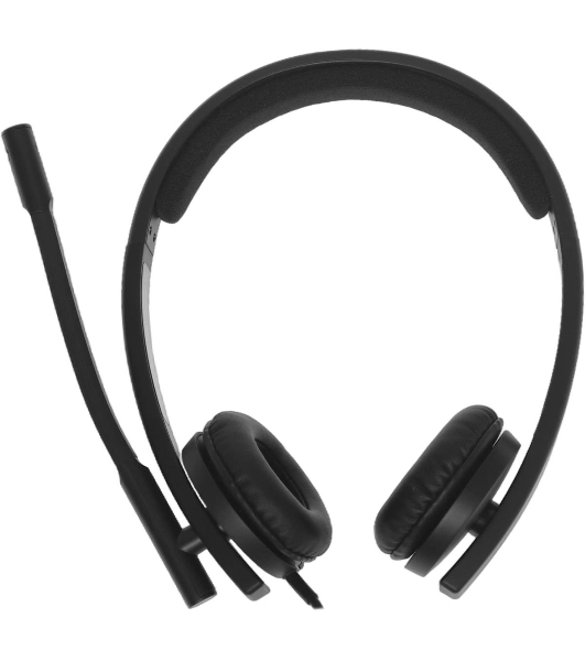 Гарнитура Logitech USB Headset H570e Stereo чёрный, проводная, USB