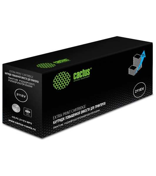 Картридж лазерный Cactus CS-PC-211EV-MPS черный (6000 стр.) для Pantum P2200/P2207/P2500/P2507/P2500W/M6500/M6550/M6607