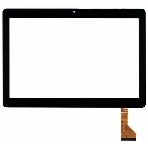 Сенсорное стекло (тачскрин) Turbopad 1015 (2019), черное, фото 1