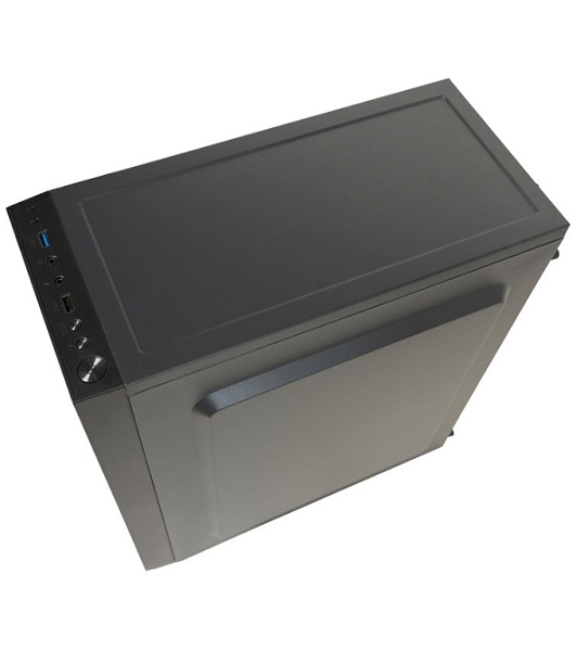 Компьютерный корпус ATX Filum S17 черный, без БП, RGB strip, USB 3.0