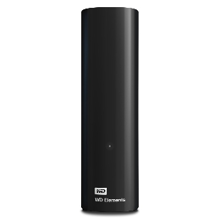 Внешний жесткий диск Western Digital WDBWLG0200HBK-EESN Elements Desktop, 20Tb, 3.5', USB 3.0, Черный