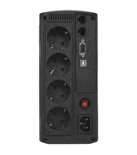 Источник бесперебойного питания CyberPower VP1000ELCD/1000 ВА/550 Вт/USB/RS-232/RJ-11/RJ-45/4 х CEE 7 (евророзетка)