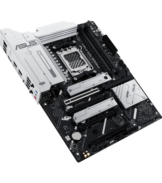 Материнская плата ASUS PRIME X870-P WIFI, AM5, AMD X870, 4xDDR5, 2xSATA, 4xM.2, 1xPCI-E 5.0 x16, 2xPCI-E 4.0 x1, 1xHDMI, 2xUSB-C, 1x 2.5Gb LAN, 4xUSB-A 3.2 Gen 1, 1xUSB-A 3.2 Gen 2, 4xUSB-A 2.0, 3x3.5 мм, 7.1, 1xWi-Fi 7, ATX