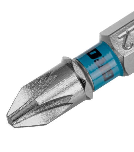 Бита Gross PZ2х25мм, сталь S2, шестигр., 10 шт.