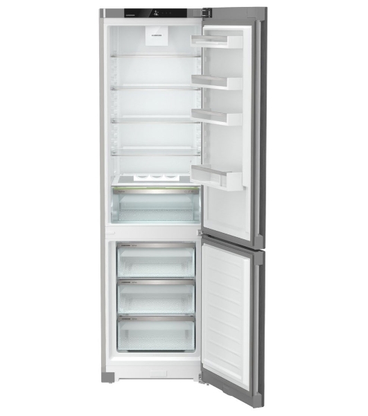 Холодильник Liebherr Pure CNsdc 5703-22 001 серебристый SmartSteel двухкамерный 266/94л морозилка снизу