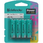 Батарейка алкалиновая Defender LR6-4BL АА, блистер, 4 шт., PowerPulse, фото 1