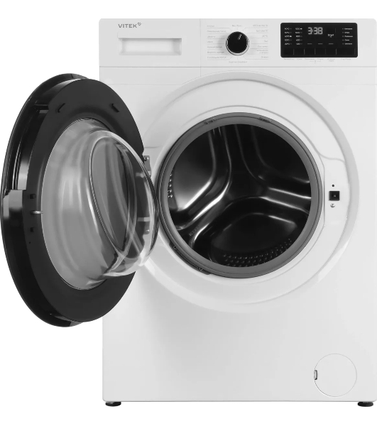 Стиральная машина Vitek VT-WME8201 белый, загрузка фронтальная 8 кг, 1200 об/мин, класс A+++