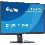 Монитор 32' Iiyama ProLite XUB3297QSNP-B1 IPS QHD, 100 Гц, 1 мс (MPRT), 16:9, 350 кд/м², HDMI 2.0, DP 1.4, USB-C (95 Вт PD), встроенные динамики (2x2.5 Вт), KVM-модуль, поворотная подставка, черный, фото3