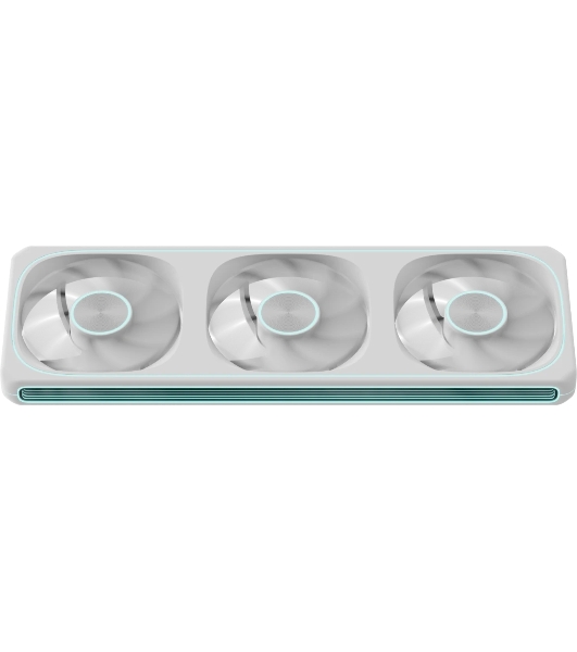 Вентилятор для корпуса Formula Air Fusion 3 Wh ARGb 360х120x28 белый 4-pin 34.95дБ Ret