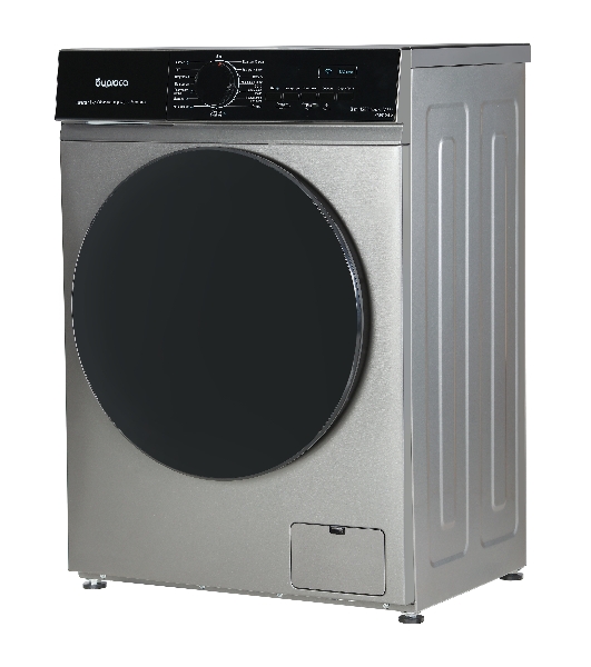 Стиральная машина Бирюса WM-SM812/03 M металлик, загрузка фронтальная 8 кг, 1200 об/мин, класс: А+++