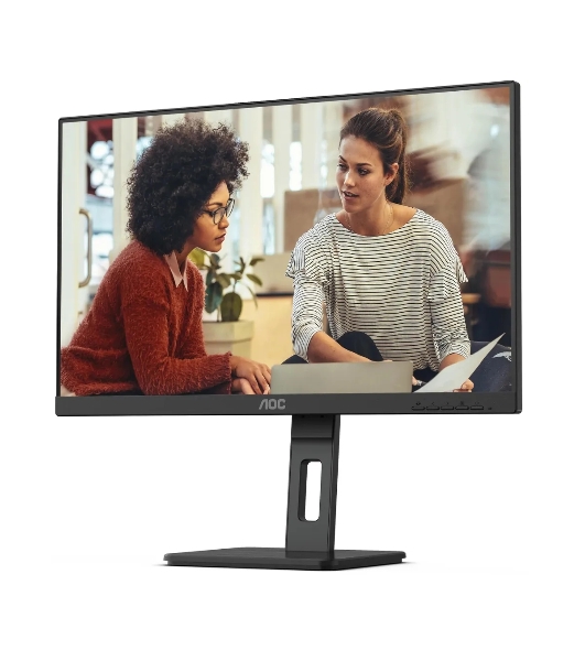 Монитор 24' AOC 24E3QAF, IPS 1920x1080, 75 Гц, 4 мс, 16:9, 300 кд/м², 1xHDMI, 1xDP, 1xVGA, 2xUSB-A 3.2, 2x3 Вт, черный