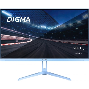 Монитор 23.8' Digma Overdrive 24P410F IPS 1920x1080, 200 Гц, 2 мс, 16:9, 300 кд/м2, 1xHDMI, 1хDP, 1xUSB, 1x3.5 мм, голубой