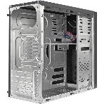 Компьютерный корпус Minitower ExeGate EX299309RUS MA-373X-UNS350 (mATX, БП UNS350 с вент. 12см, 2*USB, аудио, черный), фото2