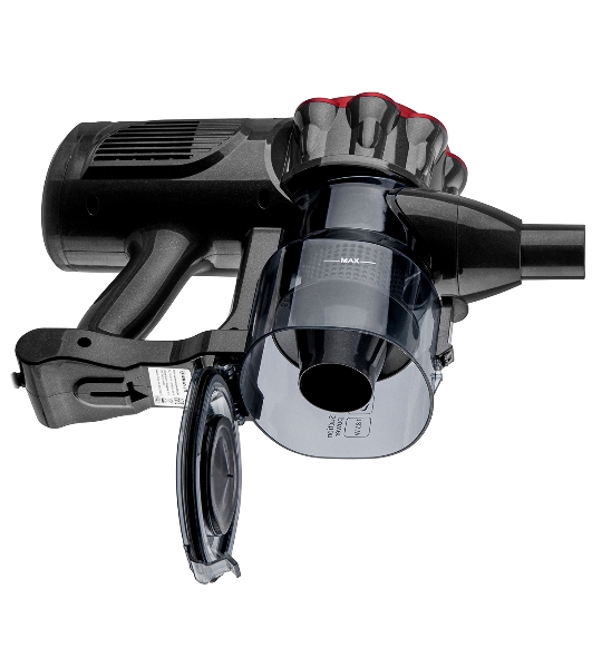 Пылесос вертикальный BRAYER BR4268 серый/красный, питание от сети, 185 Вт, уборка сухая, пылесборник 0,8 л