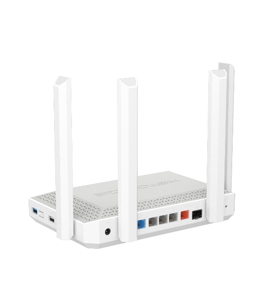 Мультигигабитный интернет-центр Netcraze Giga (NC-1012) с Mesh Wi-Fi 6 AX3000, Smart-коммутатором 1×2.5G/SFP и 4×1G, многофункциональными портами USB 3.0 и 2.0