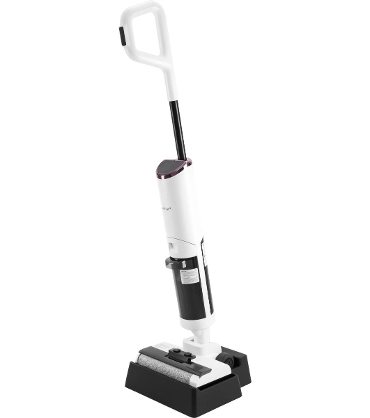 Пылесос моющий Vitek VT-FW11PRO белый/черный, питание от аккумулятора, 120 Вт, уборка сухая/влажная, пылесборник 0.68 л