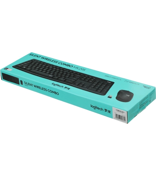 Комплект клавиатура+мышь Logitech MK295 беспроводной, USB, чёрный