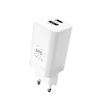 Сетевое зарядное устройство MORE CHOICE NC85i 1USB+1Type-C 3.0A PD 20W+QC3.0 для Lightning 8-pin Type-C, белый, фото 1
