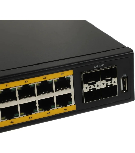 Коммутатор Cudy GS2048PS4-720W, 48×1 Гбит/с, 4×10 Гбит/с SFP+