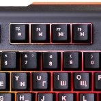 Клавиатура Oklick 717G Black Death проводная, USB Type-A, чёрный/серый, фото8