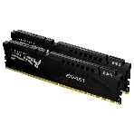 Оперативная память (Комплект) Kingston 64Gb DDR5 6000 DIMM CL30 FURY Beast Black XMP Non-ECC Unbuffered DIMM (Kit of 2) 2RX8 30-36-36 1.4V 288-pin 16Gbit, фото 1