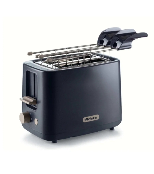 Тостер Ariete 00C015703AR0 черный, 760 Вт, 2 слота