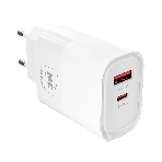 Сетевое зарядное устройство MORE CHOICE NC82a 1USB+1Type-C 3.0A PD 35W+QC3.0 для Type-C Type-C, белый, фото2