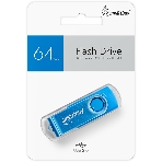 Флешка USB Smartbuy Twist Blue (SB064 Gb2TWB), 64Mb, USB 2.0, R/W 20/10, синий, фото3