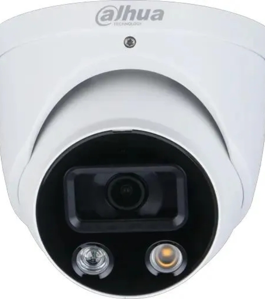Камера видеонаблюдения IP Dahua DH-IPC-HDW3449HP-AS-PV-0360B-S5 3.6-3.6мм цв. корп.:белый/черный (DH-IPC-HDW3449HP-AS-PV-0360B)