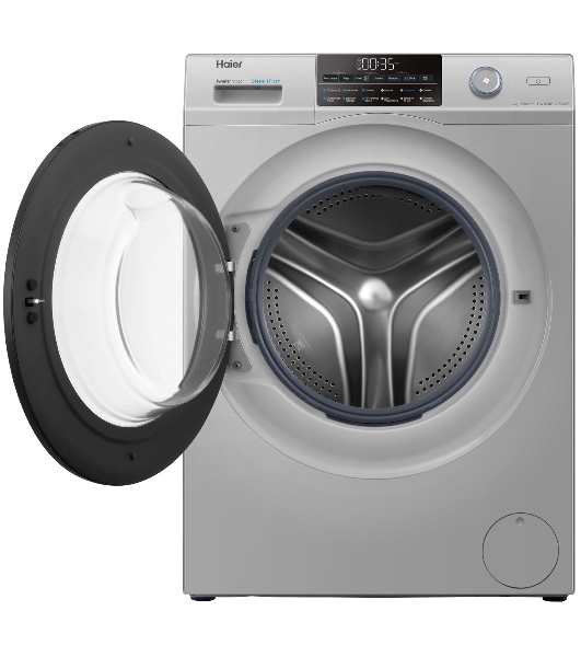 Стиральная машина Haier HW70-BP12959ASE серебристая, загрузка фронтальная 7кг, 1200 об/мин., класс: A+++