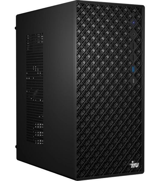 Компьютер IRU Tactio 520B6SB MT Ryzen 5 8600G (4.3) 32Gb SSD 512Gb RGr FreeDOS 2.5xGbitEth 450W черный (RUS) (2116633)