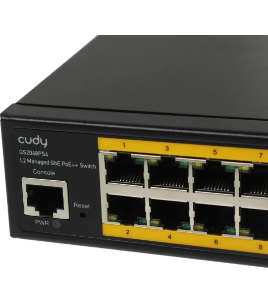 Коммутатор Cudy GS2048PS4-720W, 48×1 Гбит/с, 4×10 Гбит/с SFP+