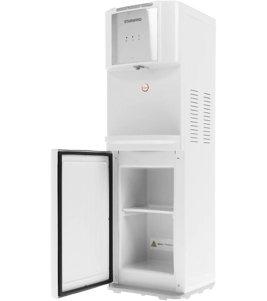 Кулер для воды Starwind SW-1115EB, верхняя загрузка, нагрев 95 °С, охлаждение 10 °С, белый