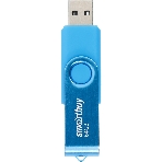 Флешка USB Smartbuy Twist Blue (SB064 Gb2TWB), 64Mb, USB 2.0, R/W 20/10, синий, фото4