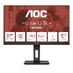 Монитор 24' AOC 24E3QAF, IPS 1920x1080, 75 Гц, 4 мс, 16:9, 300 кд/м², 1xHDMI, 1xDP, 1xVGA, 2xUSB-A 3.2, 2x3 Вт, черный, фото6