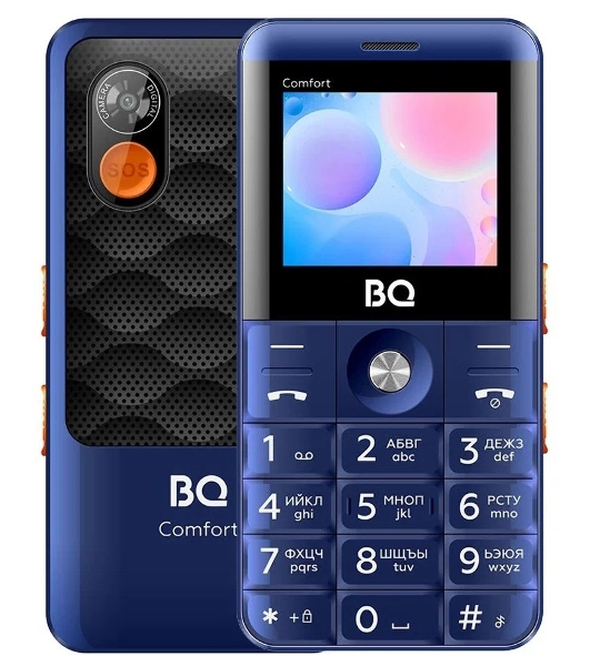 Мобильный телефон BQ 2006 Comfort синий/черный