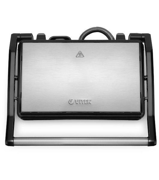 Гриль-пресс электрический Vitek VT-2639 черный/серебристый 750 Вт