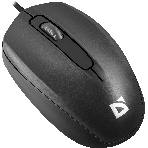 Мышь проводная Defender Alpha MB-507 черный, 1000 dpi, USB, кнопки - 3, фото6