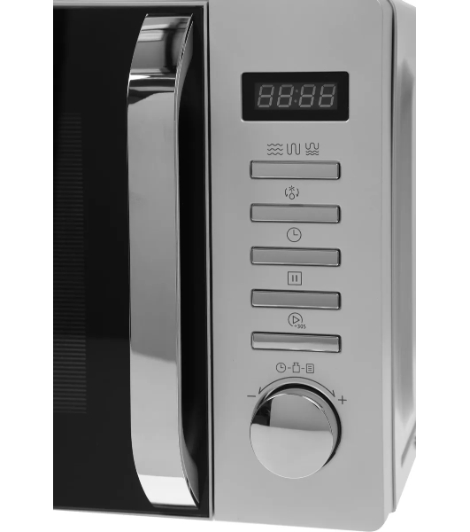 Микроволновая печь Haier HMB-DG208SA серебристый, 20 л, 800 Вт, переключатели - кнопки, поворотный механизм
