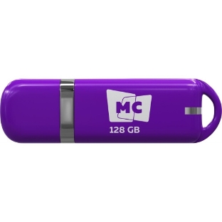Флешка USB MORE CHOICE МФБ128 Purple (4620202558992), 128GB, USB 3.0, R/W 25/15, фиолетовый