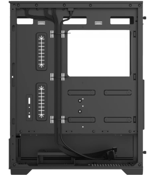 Корпус Formula Crystal Z1 Plus AR V2 Black, Mini-Tower, чёрный, 3 x 120 мм