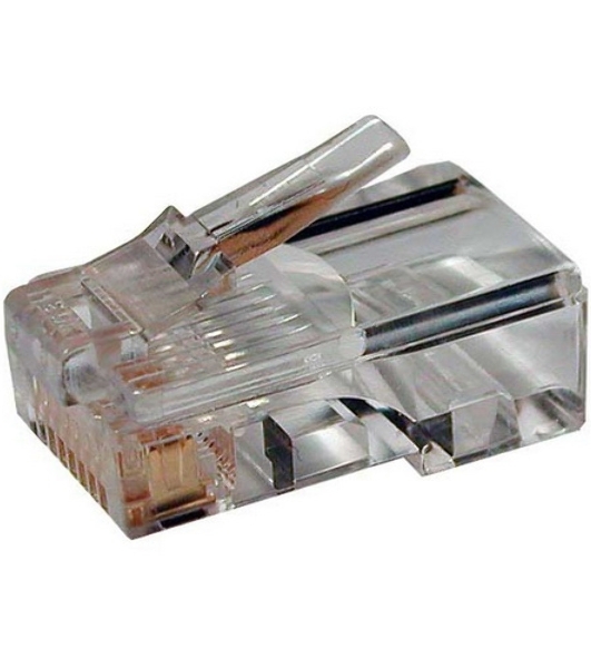 Коннектор LAN RJ-45 (8P8C), категория 5E. В упаковке 100 шт.